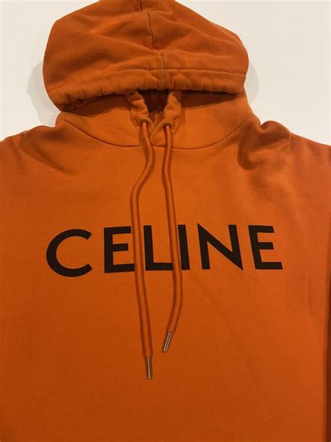 celine orange hoodie|celine hoodie sale.